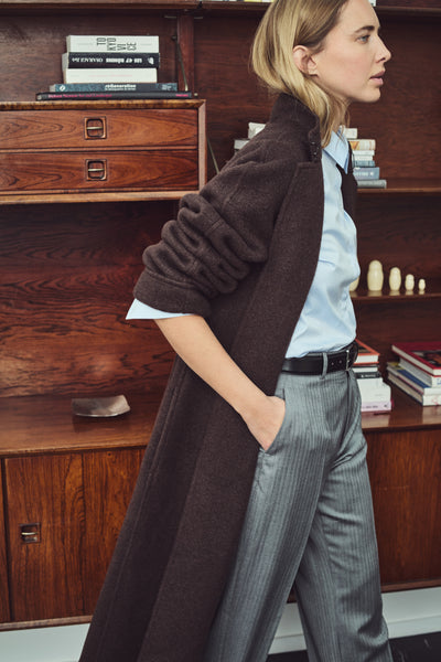 LE MANTEAU LONG EN CACHEMIRE