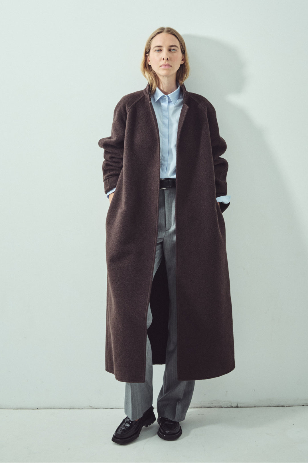 THE LONG 100% CASHMERE COAT - CQFD PARIS