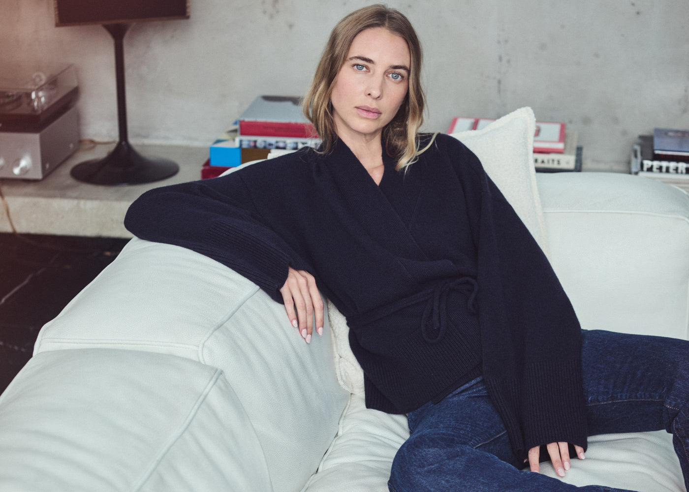 CARDIGAN CACHE-COEUR CACHEMIRE