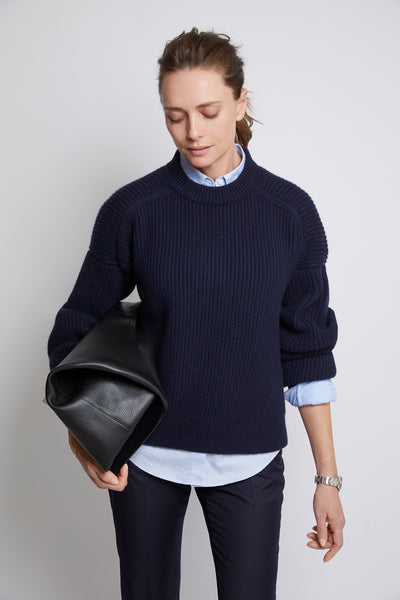 LE PULL COL ROND 100% CACHEMIRE
