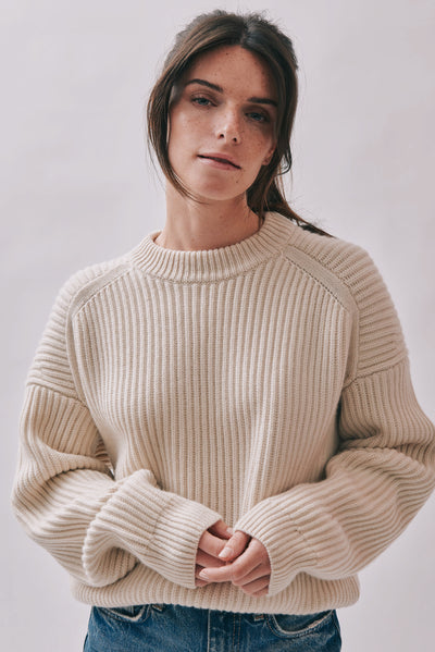 LE PULL COL ROND 100% CACHEMIRE