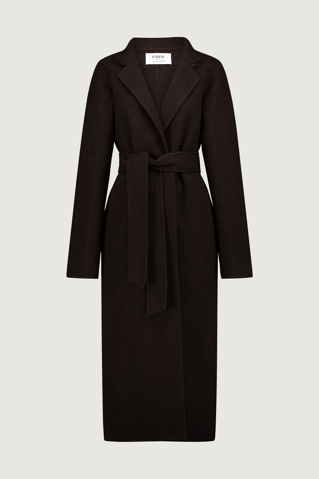 THE LONG 100% CASHMERE COAT - CQFD PARIS