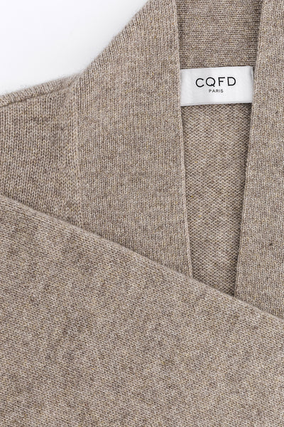 CARDIGAN CACHE-COEUR CACHEMIRE