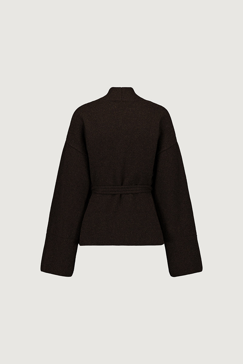 CARDIGAN CACHE-COEUR CACHEMIRE