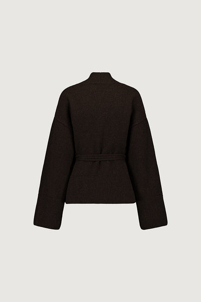 CARDIGAN CACHE-COEUR CACHEMIRE