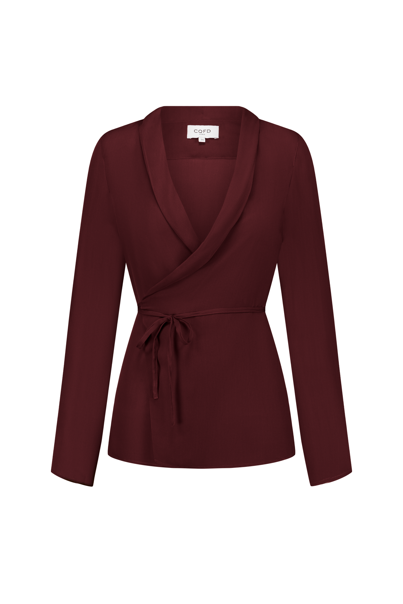 LA BLOUSE CACHE-COEUR 100% SOIE