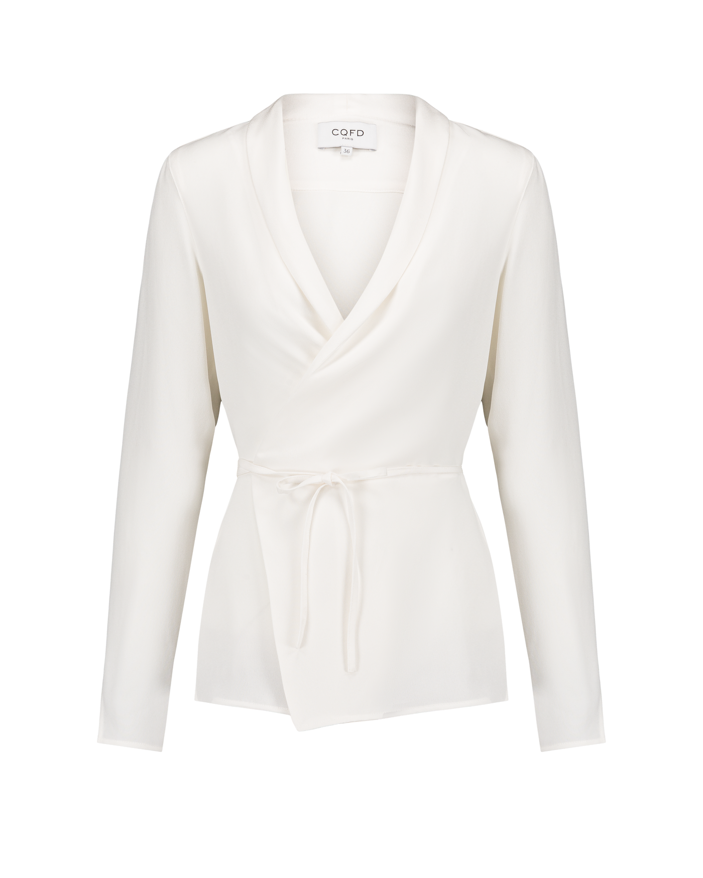 LA BLOUSE CACHE-COEUR 100% SOIE