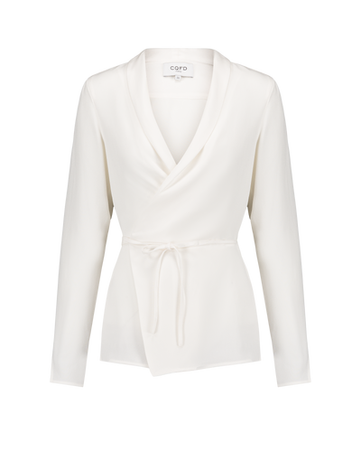 LA BLOUSE CACHE-COEUR 100% SOIE