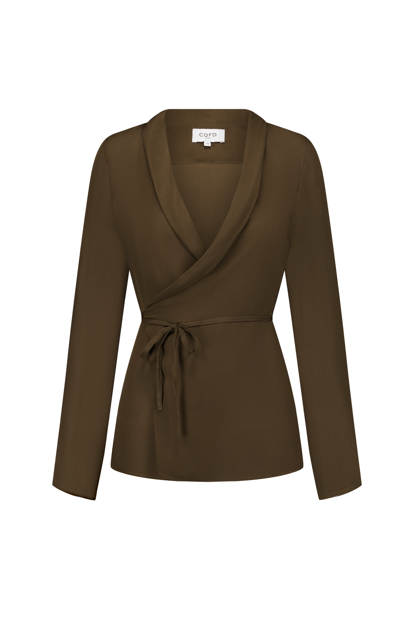 LA BLOUSE CACHE-COEUR 100% SOIE