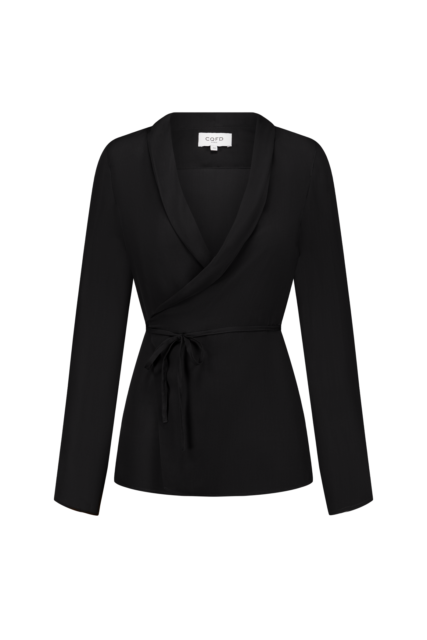 LA BLOUSE CACHE-COEUR 100% SOIE