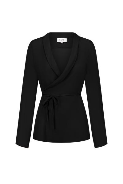 LA BLOUSE CACHE-COEUR 100% SOIE