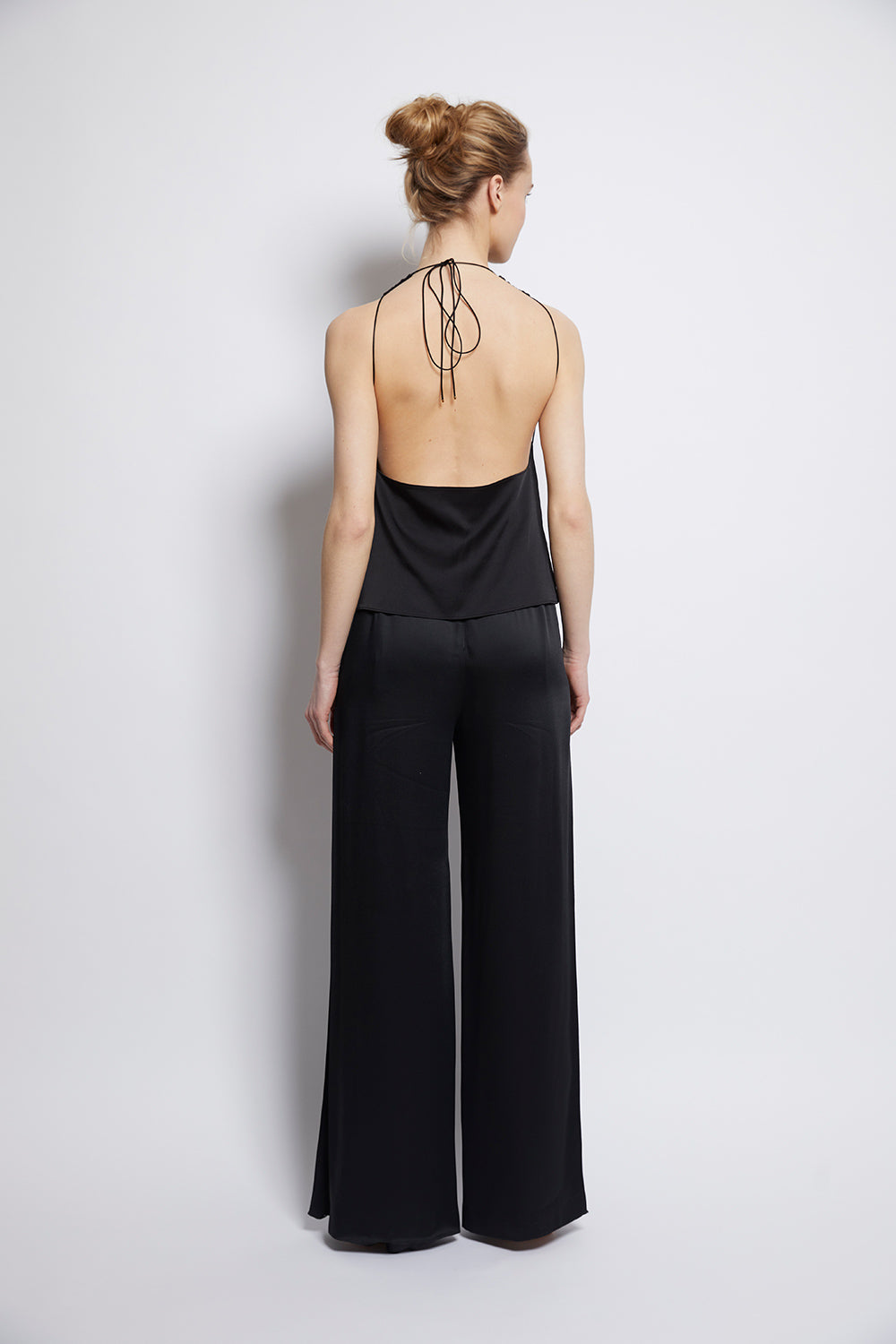 Pantalon fluide fendu outlet